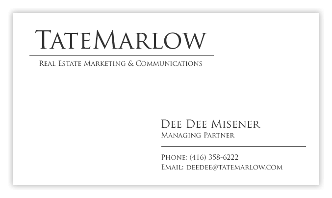 Tate Marlow - Real Estate Marketing & Communications